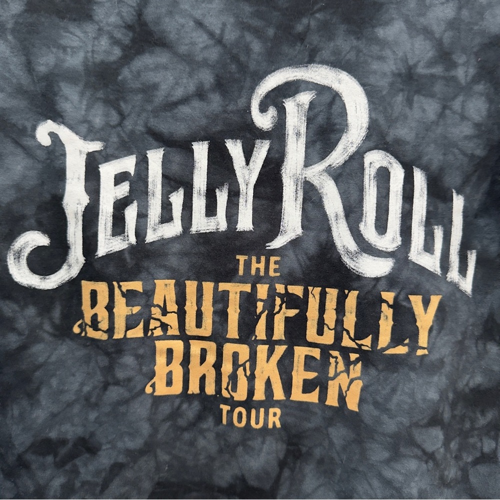 Jelly Roll Beautifully Broken Tour Concert T-Shirt Mens Medium - Picture 3 of 8